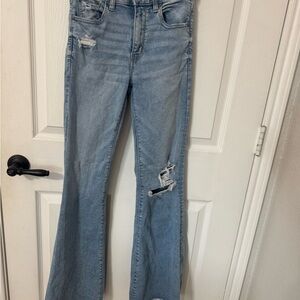 American Eagle Outfitters Light Blue Flare Jeans